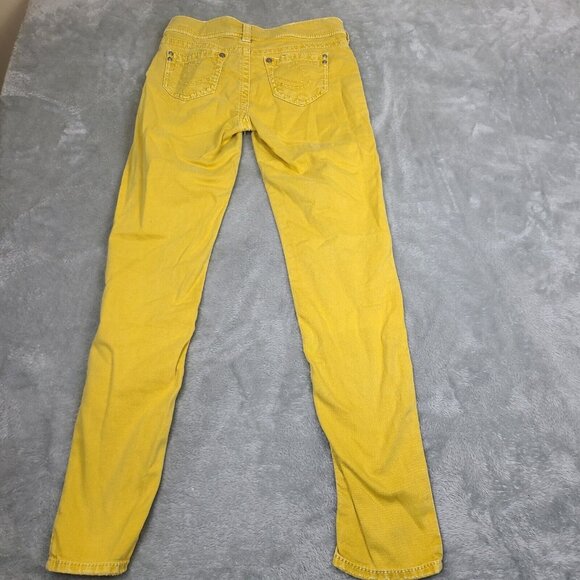 Women's Silver SUKI Skinny Jeans 26x31 Mustard Yellow - Picture 9 of 9